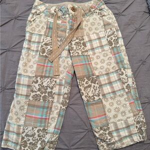 Limited Too Patchwork Patterned Pants